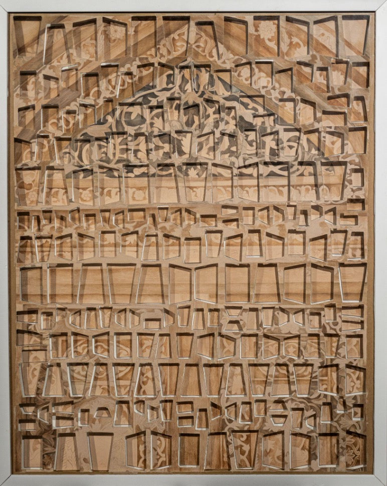 Tashawush - I by Saman Shabbir, gouache on Wasli painting