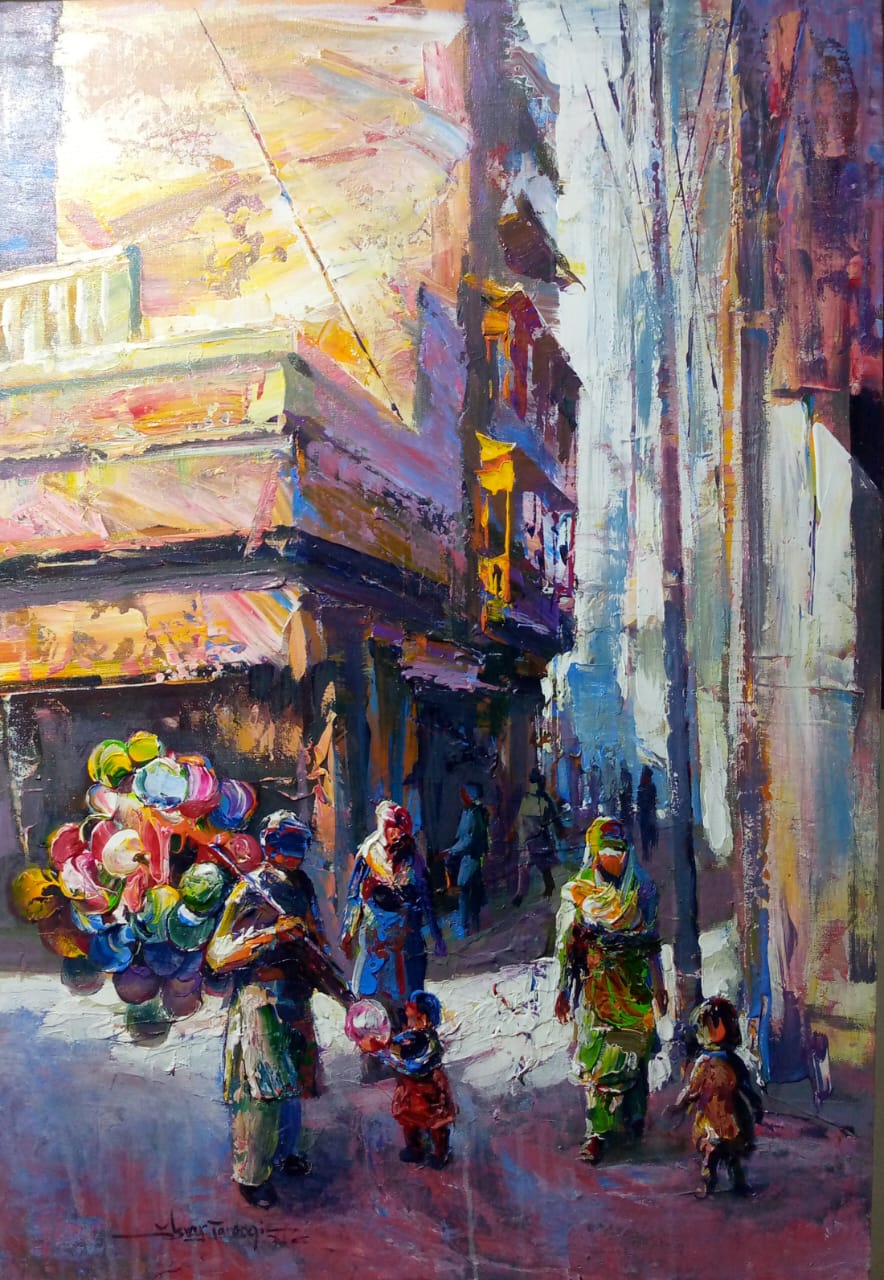 "Vendedor de Balões" por Asrar Farooqi