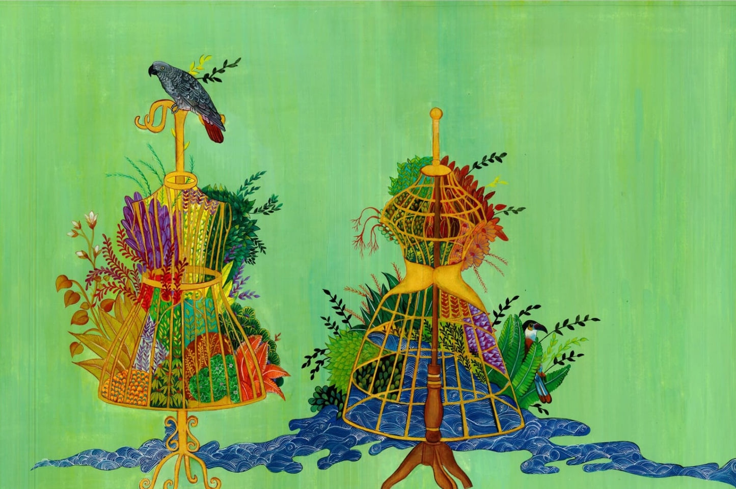 "Cage That Blooms" by Hifza Khan