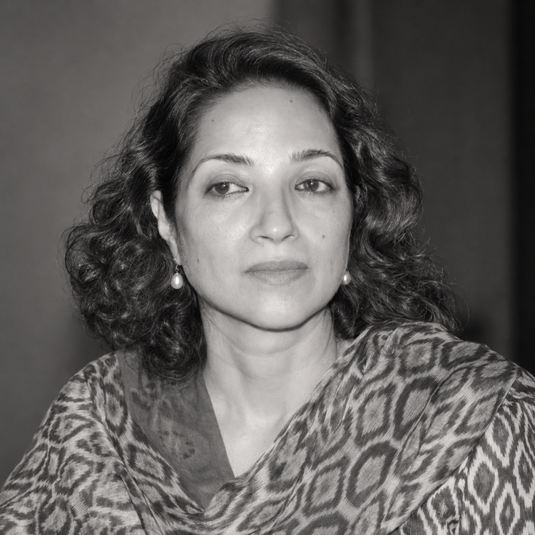 Pakistani painter Rahat Naveed Masud
