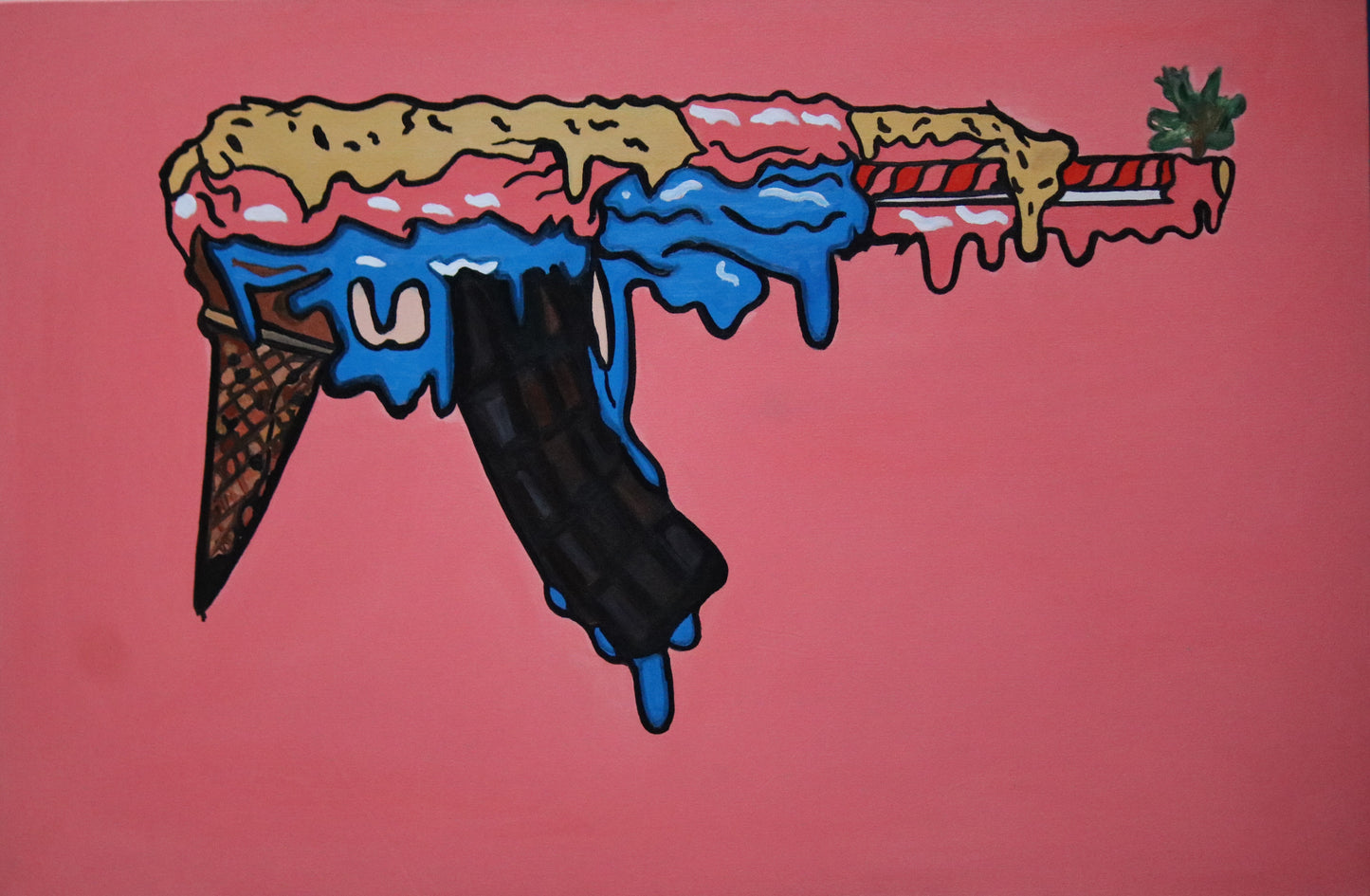 "Melting Gun" by Waseem Abbas