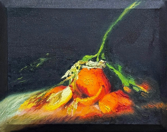 "Orange with the Peels" by Hamza Ahmed