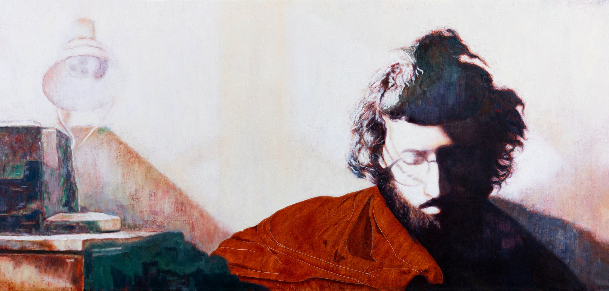 Spectrum by Asad Ali Qulander, oil on canvas painting