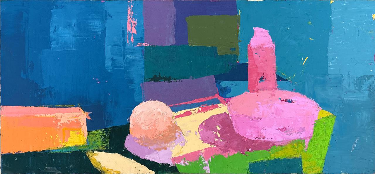 Untitled by Maham Ajmal, acrylic on canvas painting