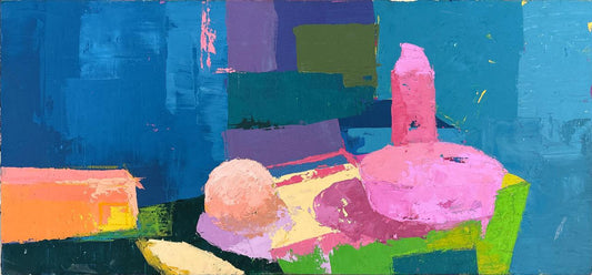 Untitled by Maham Ajmal, acrylic on canvas painting