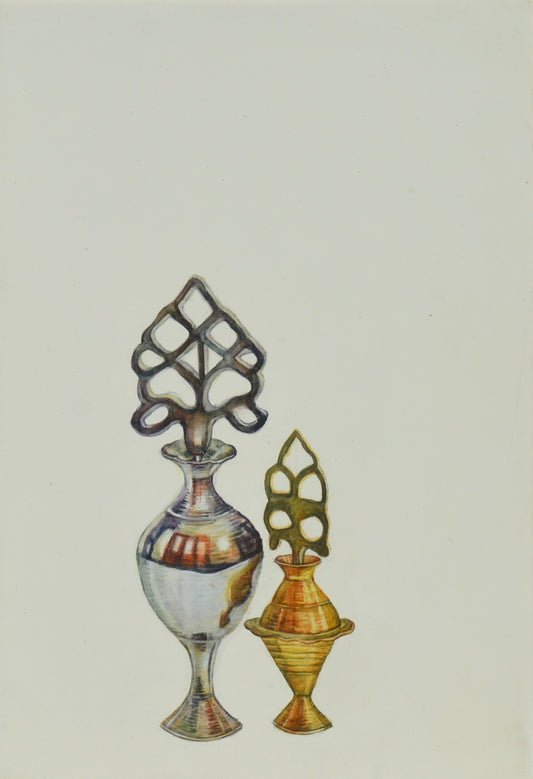 One for You, One for Me by Beenish Ahmed Saraz, watercolour on canvas painting